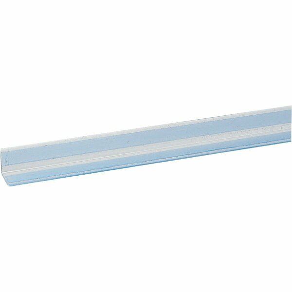 Wallprotex 1-1/8 In. x 4 Ft. Clear Self-Adhesive Corner Guard SS4118